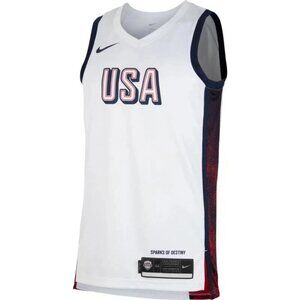 Nike Team USA Olympics Basketball White Jersey FV5517-100 Men’s Size M 44